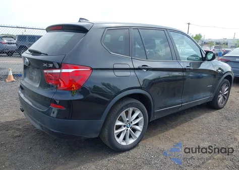 2013 BMW X3 xDrive28I из США, поврежденный, VIN 5UXWX9C55D0A09107